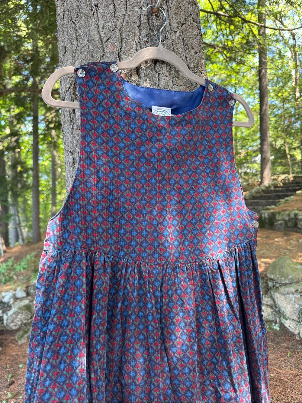 Laura Ashley Corduroy Jumper Dress 10